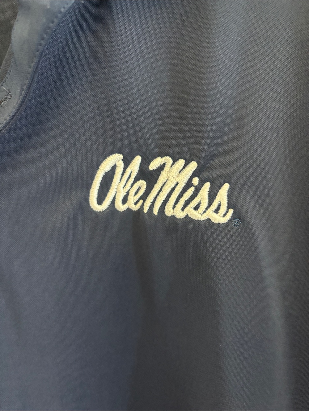 Nike Men’s Navy Ole Miss Polo - Picture 3 of 7